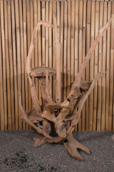 Product image 3 of the product “Shelf made of teak wood about approx. 150cm height ”